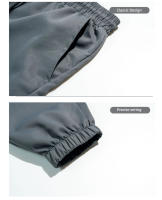 Pantalones de hombre de talla grande para las cuatro estaciones con múltiples bolsillos, diseñados en tejido de sarga, ideales para salidas informales. - details 22