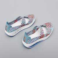 Mocasines de plataforma para mujer, zapatillas cómodas sin cordones, zapatos ligeros para caminar, gris, trabajo, mecedoras largas horas - details 25