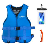 Chaleco salvavidas para adultos, salvavidas para Kayak, Surf, Jet Ski, lanchas, balsa de rescate, barco, Wakeboard, pesca, natación, rescate a la deriva - details 6