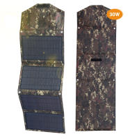 XINPUGAUNG Paneles Solares 30W Panel Solar Cargador Solar Plegable Portátil con 5V USB de carga compatible con bancos de energía, IPX5 impermeable perfecto para camping, senderismo, al aire libre - details 0