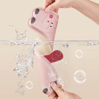 Juego de 2 cojines universales para asiento de inodoro de dibujos animados con asa, almohadilla impermeable para inodoro, funda gruesa lavable para asiento de inodoro EVA para el hogar - details 7
