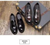 Zapatos Oxford de cuero de diseñador formal superior para hombre, estilo fácil de usar, talla grande, nueva alta calidad - details 8