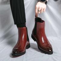 2025 nuevo vestido de negocios Oxford moda Formal cuatro estaciones hombres Botines de cuero genuino zapatos - details 5