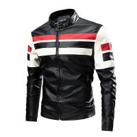 Chaqueta de Cuero de Motocicleta para Hombres Ajuste Delgado PU de Alta Calidad Moda Otoñal Casual - details 7