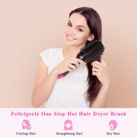 Secador de Aire Caliente con Cepillo de Estilo de Aire Lisoador y rizador de Cabello Certificado CE - details 8