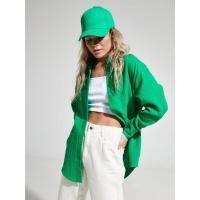 Blusas de manga larga de color sólido para mujer estilo coreano elegante y suelto - details 17