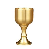 Taza de Bronce Vintage Vino Rojo, Borde Suave, Brillo Goso Portátil para Fiesta en Casa, Boda, Escena - details 23