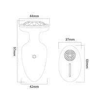 Vibrador Anal con control remoto inalámbrico para hombres y mujeres, juguete sexual con luz Led, tapón Anal, masajeador de próstata, Vagina y ano - details 6
