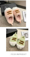 Zapatillas de casa con bolsillo grande, lindas, cálidas y resistentes al frío, de terciopelo de invierno para mujer. - details 14