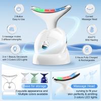Masajeador de belleza, Luz de Color con Vibración Cálida, Pequeño Hogar Portátil - details 0
