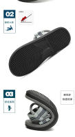 Verano de los hombres sandalias de doble propósito al aire libre casual zapatillas de los hombres y las mujeres antideslizante fuera - details 3