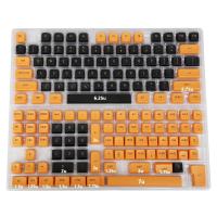 Teclas G de doble disparo CSA, accesorio para Teclado mecánico de Gaming MX, color negro y naranja, 150 teclas, perfil PBT - details 9