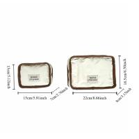 Bolsa de cosméticos portátil de Color contrastante, bolsa con cremallera de estilo coreano, monedero de Color sólido, billetera suave, bolsa de almacenamiento de servilletas sanitarias - details 1