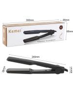 Plancha de pelo Kemei KM-329, plancha plana, alisadora de pelo profesional de 35W, Control de temperatura - details 4