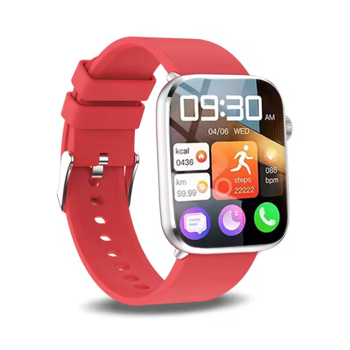 2025NFC Reloj inteligente de moda AMOLED de 1,85 pulgadas Presión arterial femenina, frecuencia cardíaca, temperatura, monitoreo del sueño Rastreadores de actividad deportiva múltiples Reloj inteligente de salud para hombres - 1