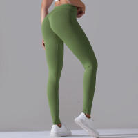 Leggings de yoga para mujer, pantalones deportivos sin costuras, cintura alta, levantamiento de cadera, entrenamiento, correr - details 25