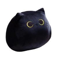 Muñeco de peluche de gato negro para niña, juguete pequeño con colgante, almohada, cojín, regalo, 10/30CM - details 6