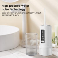 Irrigador Bucal Eléctrico Limpiador Dental de Agua con Estomada Giratoria 360 - details 1