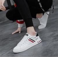 Zapatillas de deporte de moda para hombre, zapatos vulcanizados, planos y gruesos, cómodos, con plataforma para primavera y otoño, zapatos deportivos informales blancos - details 12
