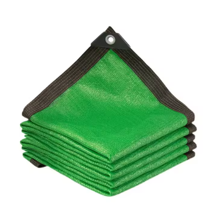 Toldo rectangular de tela verde para protección solar, vela de sombra para invernadero, red de sombra para jardín - 1