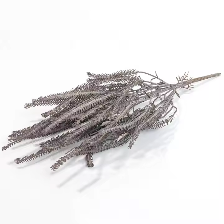 Rama de pino Artificial hecha a mano, corona artesanal, regalos, árbol de pino Artificial, plantas verdes falsas realistas elegantes - 1