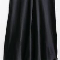 PB & ZA2025slim fit temperamento cuello halter vestido largo sin espalda textura satinada vestido largo novedad de verano ropa de mujer - details 7