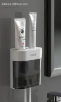 Soporte magnético para cepillo de dientes, dispensador automático de pasta de dientes montado en la pared, accesorios de baño - details 2