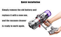 Batería de aspirador para Dyson V11 Animal Outsize Dyson SV15 SV18 SV22 SV17 355983 SV16 - details 3