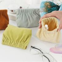 Mini bolsa de metralla, bolsa de almacenamiento de pana suave, monedero de Color sólido, lápiz labial - details 4