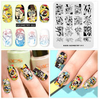 Plantillas de Arte de Uñas KADS para Salones de Belleza Herramientas de Manicura con Diseños de Flores Hojas Oceanos Animales - details 16