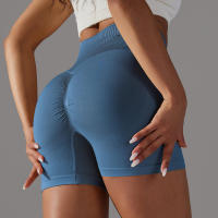 Hamidou pantalones cortos de Yoga para mujer, Shorts de Fitness para correr, ciclismo, transpirables, cintura alta, entrenamiento, gimnasio, Verano - details 63