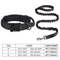 Juego collar correa tácticos militares alta resistencia: ustables y duraderos para perros de todos los tamaños - details 1