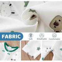 Monos de Conejo y Koala para Bebé 2pcs Comodos para Primavera y Otoño Ropa de Niño de Vestido Cultural - details 2