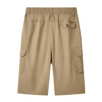 Pantalones Cortos de Algodón Puro para Hombres CHAIFENKO Ligeros, Múltiples Bolsillos, Ajuste Regular, Moda de Verano para Exteriores - details 6