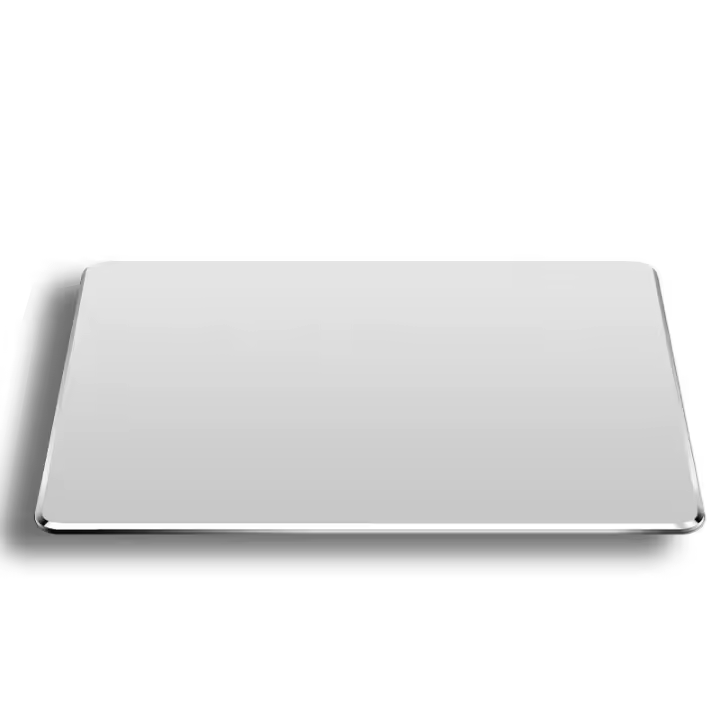 Alfombrilla de ratón de Metal de aluminio, alfombrilla de ratón dura, suave, mate, fina, antideslizante, impermeable, Control rápido y preciso, para oficina y hogar - 1
