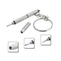 Kit de reparación de relojes de gafas de acero con llavero, herramientas de destornillador de precisión de mano portátiles - details 2