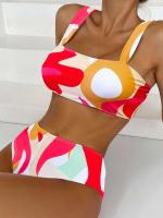 Bikini de cintura alta, Tre 2025 para mujer, conjunto de Bikini Bandeau Sexy para mujer, Tre de natación de playa brasileño para mujer - details 18