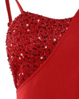 Vestido de Lentejuelas de Una Pieza de Cintura Alta y Largo Moda de Mujer Primavera-Verano 2024 - details 4
