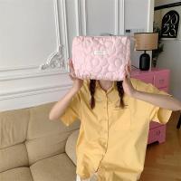 Bolso de Cosméticos de Algodón Bordado Diseño de Flor Lindo Bolso Portátil para Chicas - details 8