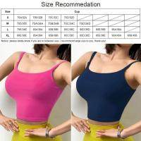 Sujetador Deportivo para Mujer Ropa Interior para el Hogar Top Corto sin Mangas para Yoga - details 3