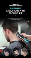 Kemei-cortadora de pelo profesional inalámbrica para hombres, herramienta de corte de pelo recargable, 2279 - details 4
