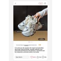 Zapatos de papá con suela gruesa que realzan, zapatos deportivos casuales para correr - details 3
