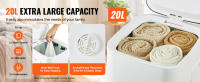 SucceBuy Cubo calentador de toallas grande, pantalla LED, temporizador ajustable, apagado automático, para toallas de baño, albornoces, mantas - details 2