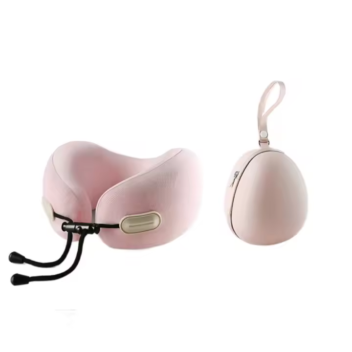 Almohada de viaje ergonómica en forma de U, rebote slow con Bolsa de almacenamiento, almohada para siesta para Oficina, Cómodo cojín para el cuerpo con soporte para la cabeza - 1