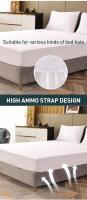 Protector de colchón impermeable, Funda de colchón sin ruido transpirable, Jersey liso para cama, Sábana completamente ajustada - details 4