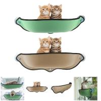 Hamaca para Gatos Suave y Cómoda Asiento de Ventana con Ventosa Cama de Sol para Gatos - details 6