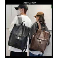 Mochila informal de nueva generación para hombre, bolso de viaje de PU de alta calidad, a la moda, para estudiantes de secundaria, bac - details 33
