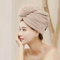 Gorro de toalla de ducha, toallas de baño, suministros de baño, playa, fibra superfina, secado rápido, cabello, pañuelo suave para mujer, mano para el hogar - details 3