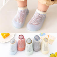 Calcetines de malla antideslizantes para niños pequeños, zapatos transpirables de fondo suave para interiores, primavera y verano - details 1