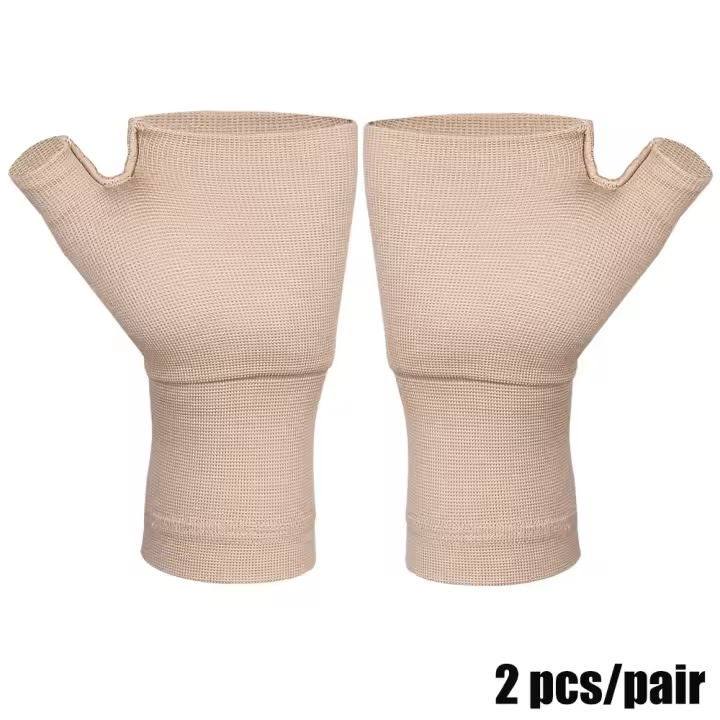 Muñequera deportiva, protector de muñeca, guantes de compresión para artritis, soporte para muñeca y pulgar, alivio del dolor, 1 par - 1
